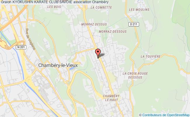plan association Kyokushin Karate Club Savoie Chambéry