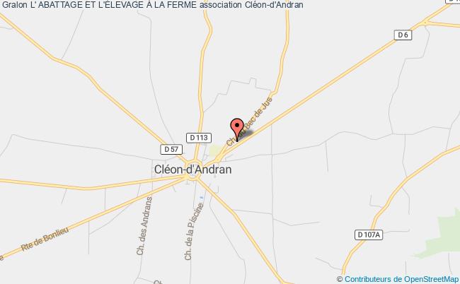 plan association L' Abattage Et L'Élevage À La Ferme Cléon-d'Andran