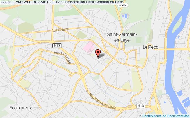 plan association L' Amicale De Saint Germain Saint-Germain-en-Laye