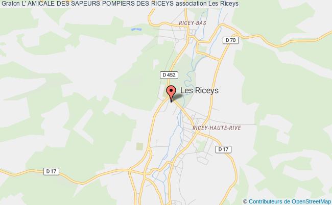 L' AMICALE DES SAPEURS POMPIERS DES RICEYS