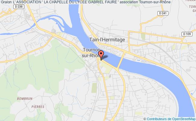 L' ASSOCIATION ' LA CHAPELLE DU LYCEE GABRIEL FAURE '