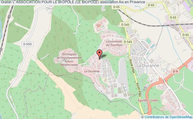 L' ASSOCIATION POUR LE BIOPOLE (LE BIOPOLE)