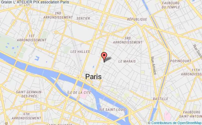 plan association L' Atelier Pix Paris