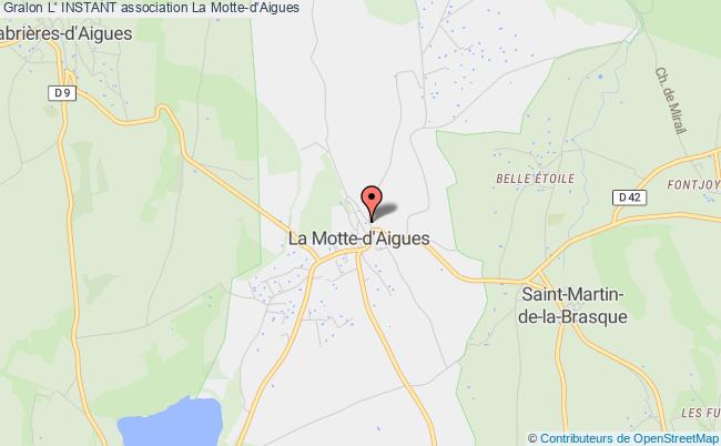 plan association L' Instant La Motte-d'Aigues