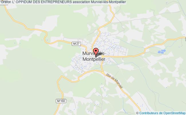 plan association L' Oppidum Des Entrepreneurs Murviel-lès-Montpellier
