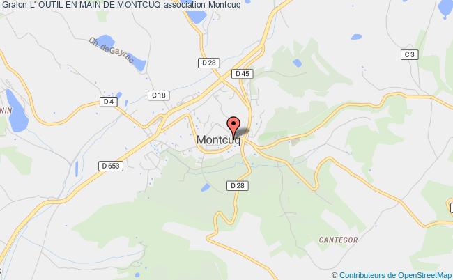 plan association L' Outil En Main De Montcuq Montcuq