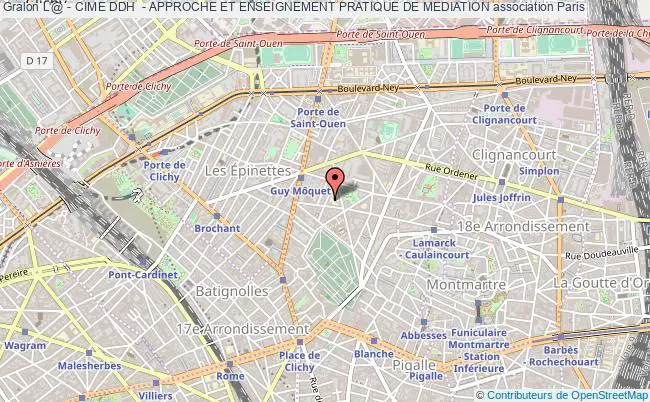 plan association L'@ - Cime Ddh  - Approche Et Enseignement Pratique De Mediation Paris