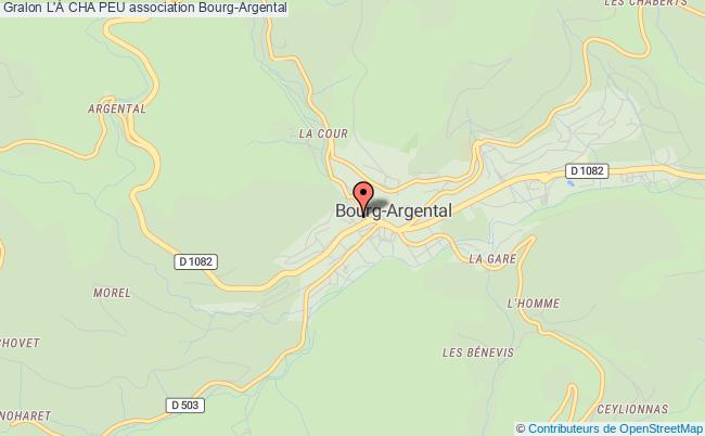 plan association L'À Cha Peu Bourg-Argental