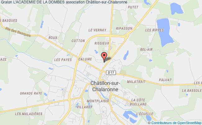 plan association L'academie De La Dombes Châtillon-sur-Chalaronne