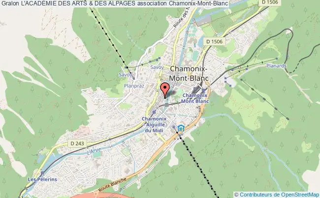 plan association L'acadÉmie Des Arts & Des Alpages Chamonix-Mont-Blanc