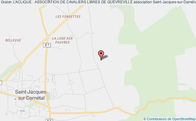 plan association L'aclique : Association De Cavaliers Libres De QuÉvreville Saint-Jacques-sur-Darnétal
