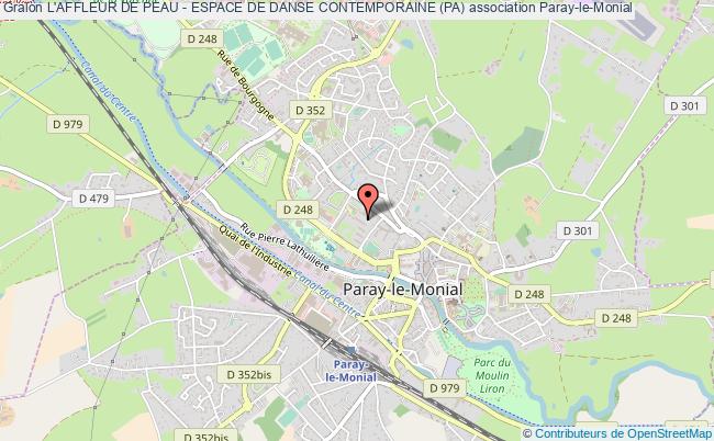 plan association L'affleur De Peau - Espace De Danse Contemporaine (pa) Paray-le-Monial