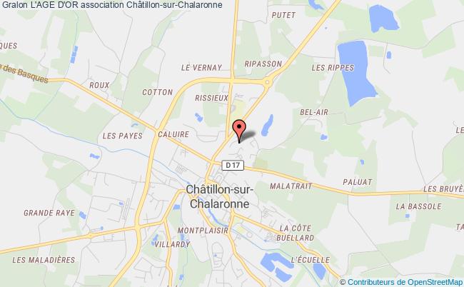 plan association L'age D'or Châtillon-sur-Chalaronne