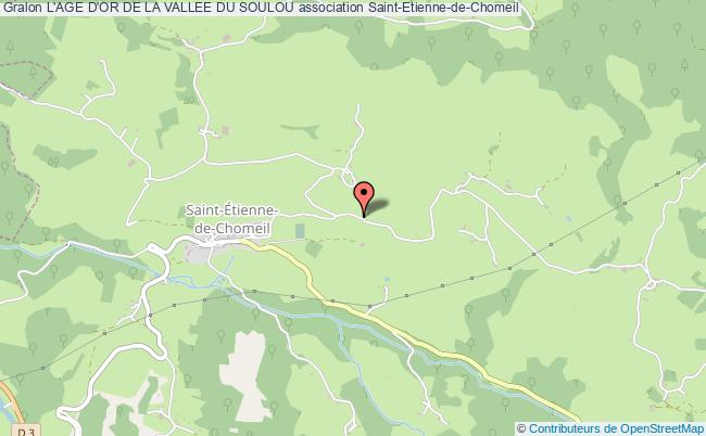 plan association L'age D'or De La Vallee Du Soulou Saint-Étienne-de-Chomeil