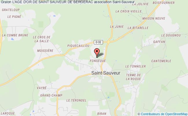 plan association L'age D'or De Saint Sauveur De Bergerac Saint-Sauveur