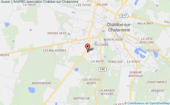 plan association L'ainpro Châtillon-sur-Chalaronne