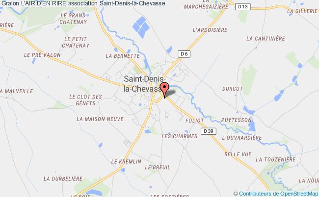 plan association L'air D'en Rire Saint-Denis-la-Chevasse