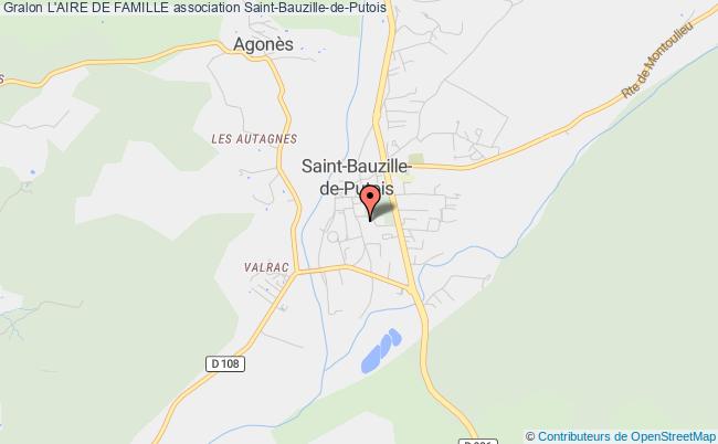 plan association L'aire De Famille Saint-Bauzille-de-Putois