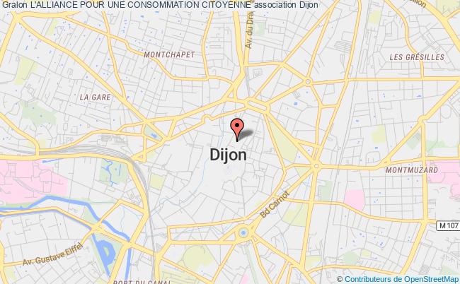 plan association L'alliance Pour Une Consommation Citoyenne Dijon