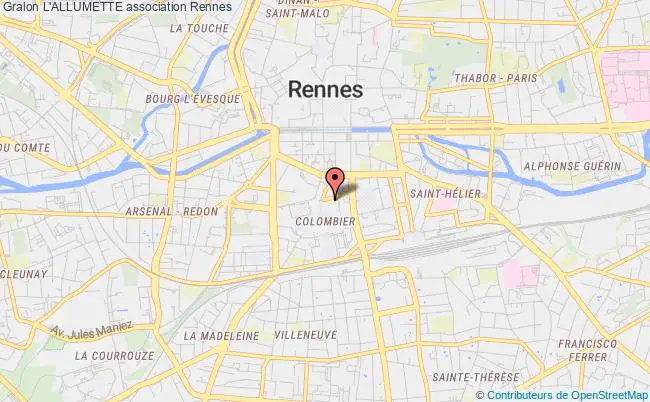 plan association L'allumette Rennes