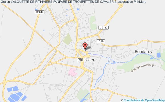 plan association L'alouette De Pithiviers Fanfare De Trompettes De Cavalerie Pithiviers