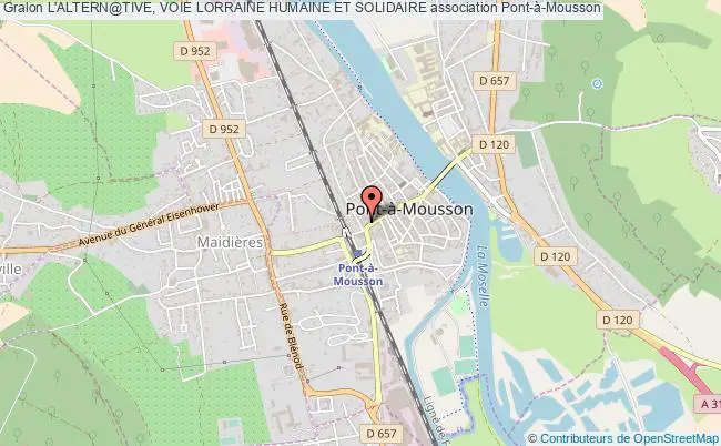 plan association L'altern@tive, Voie Lorraine Humaine Et Solidaire Pont-à-Mousson