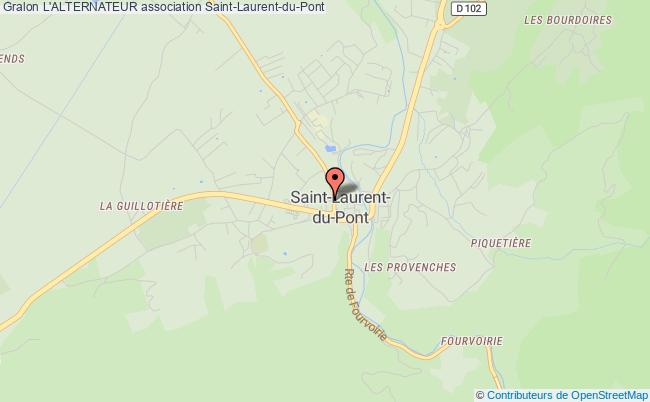 plan association L'alternateur Saint-Laurent-du-Pont