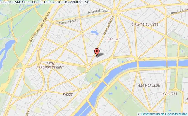 plan association L'amdh-paris/ile De France Paris