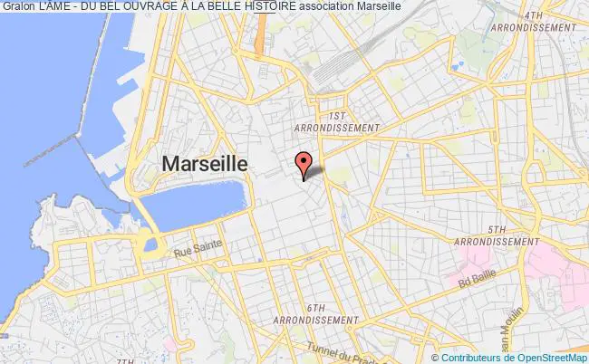 plan association L'Âme - Du Bel Ouvrage À La Belle Histoire Marseille 1