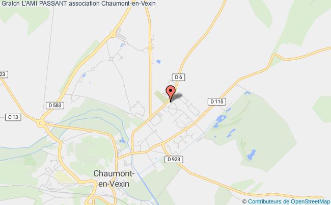 plan association L'ami Passant Chaumont-en-Vexin