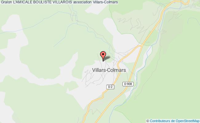 plan association L'amicale Bouliste Villarois Villars-Colmars