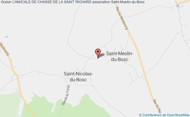 plan association L'amicale De Chasse De La Saint Richard Saint-Meslin-du-Bosc