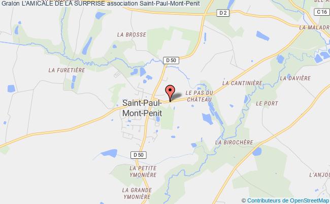 plan association L'amicale De La Surprise Saint-Paul-Mont-Penit