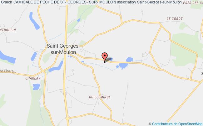 plan association L'amicale De Peche De St- Georges- Sur- Moulon Saint-Georges-sur-Moulon