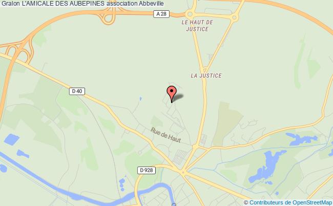 plan association L'amicale Des Aubepines Abbeville