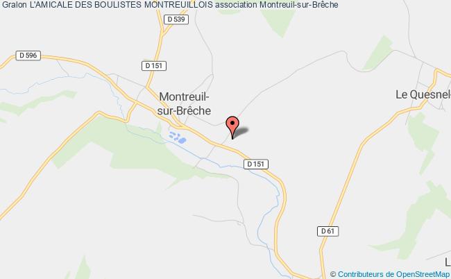 plan association L'amicale Des Boulistes Montreuillois Montreuil-sur-Brêche