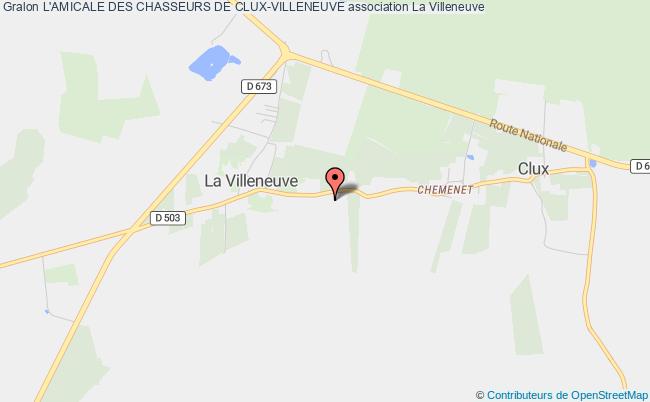 plan association L'amicale Des Chasseurs De Clux-villeneuve La    Villeneuve