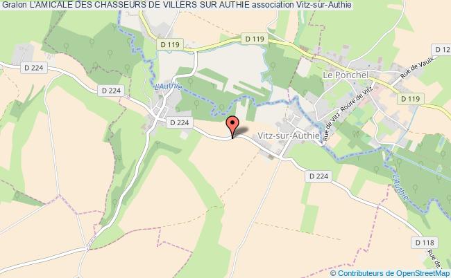 plan association L'amicale Des Chasseurs De Villers Sur Authie Vitz-sur-Authie