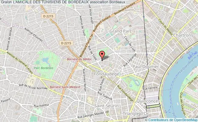 plan association L'amicale Des Tunisiens De Bordeaux Bordeaux