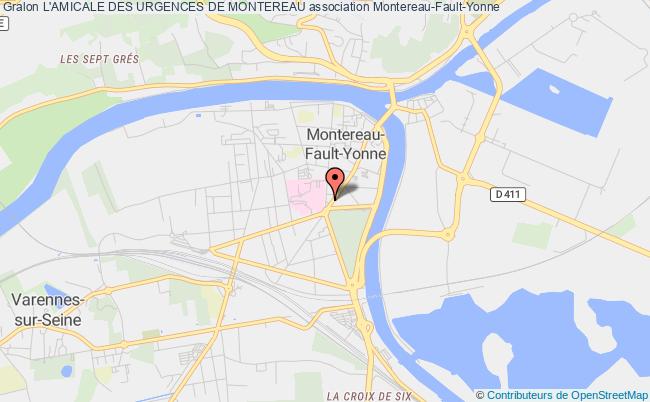 plan association L'amicale Des Urgences De Montereau Montereau-Fault-Yonne