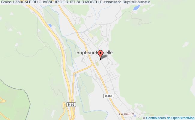 plan association L'amicale Du Chasseur De Rupt Sur Moselle Rupt-sur-Moselle