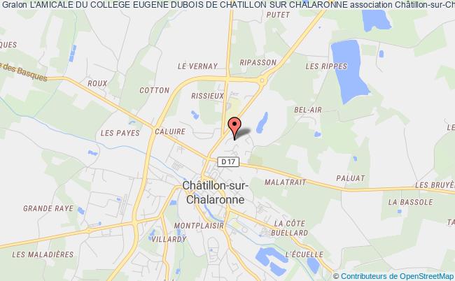 plan association L'amicale Du College Eugene Dubois De Chatillon Sur Chalaronne Châtillon-sur-Chalaronne