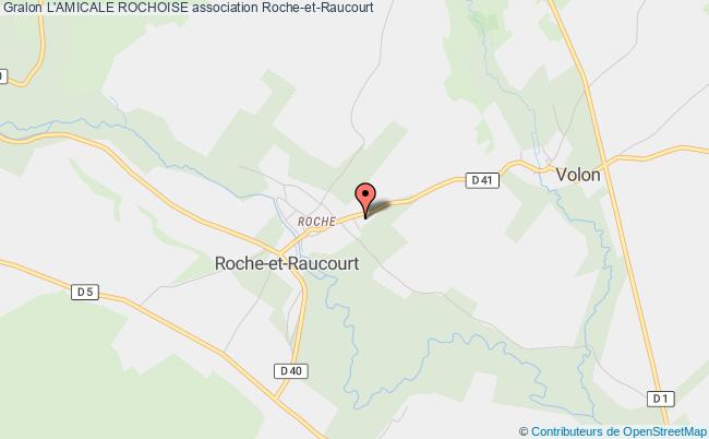 plan association L'amicale Rochoise Roche-et-Raucourt