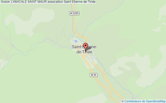 plan association L'amicale Saint Maur Saint-Étienne-de-Tinée