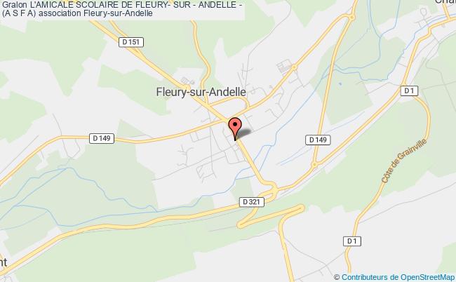 L'AMICALE SCOLAIRE DE FLEURY- SUR - ANDELLE - 
(A S F A)