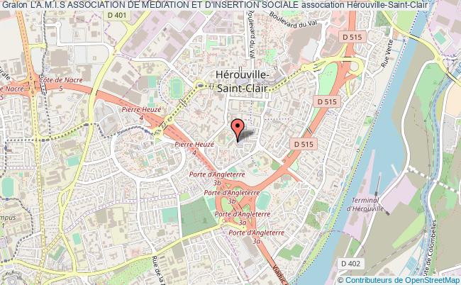 plan association L'a.m.i.s Association De Mediation Et D'insertion Sociale Hérouville-Saint-Clair