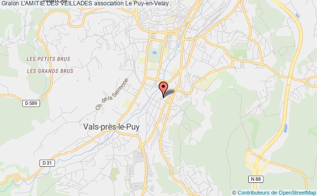 plan association L'amitie Des Veillades Le Puy-en-Velay