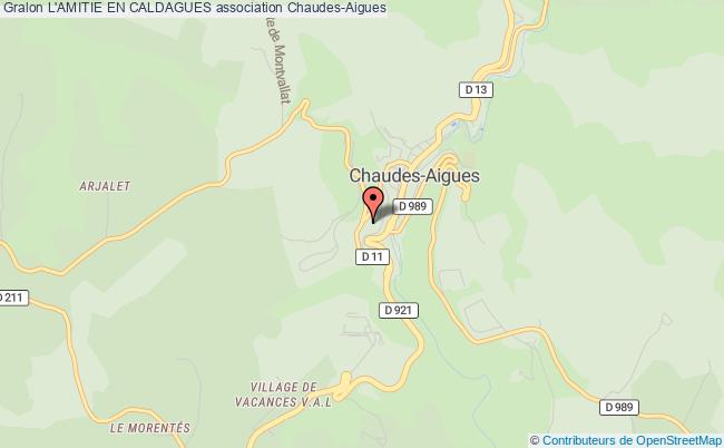 plan association L'amitie En Caldagues Chaudes-Aigues