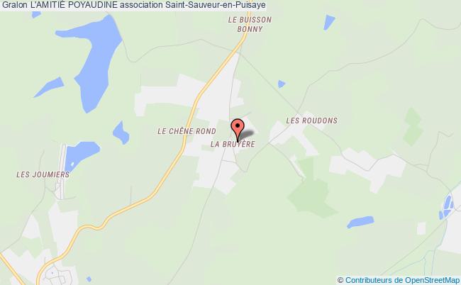 plan association L'amitiÉ Poyaudine Saint-Sauveur-en-Puisaye