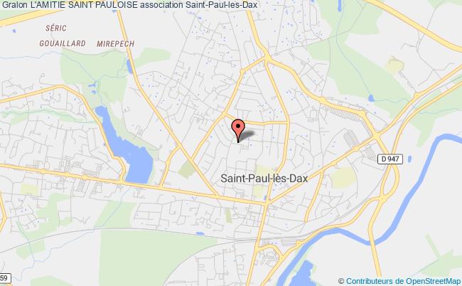 plan association L'amitie Saint Pauloise Saint-Paul-lès-Dax